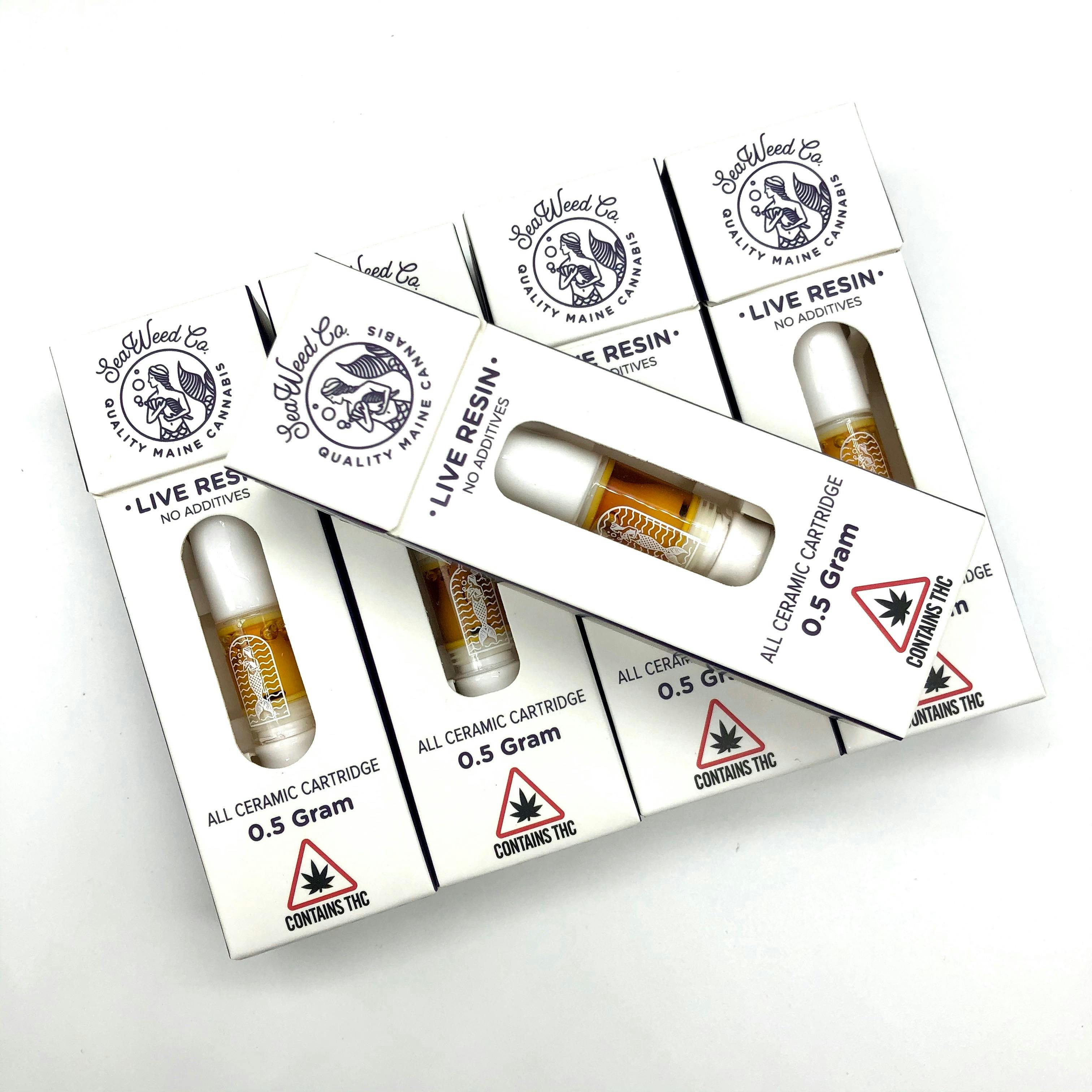 Live Resin Cartridge - All Ceramic - Strain Specific (0.5g)